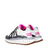 Versace Athletic Sneakers – White Fabric Running Shoes with Logo Details for Women